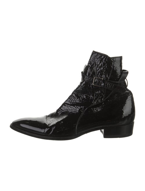Saint Laurent Patent Leather Boots