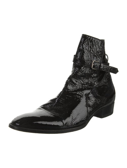Saint Laurent Patent Leather Boots