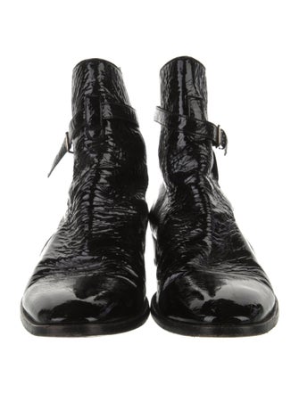 Saint Laurent Patent Leather Boots