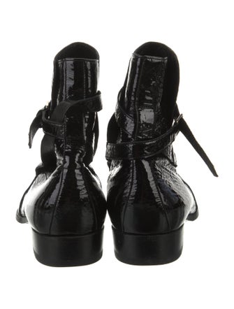Saint Laurent Patent Leather Boots