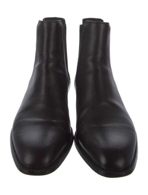 Saint Laurent Wyatt 30 Leather Chelsea Boots