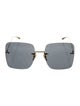 Saint Laurent Aviator Tinted Sunglasses