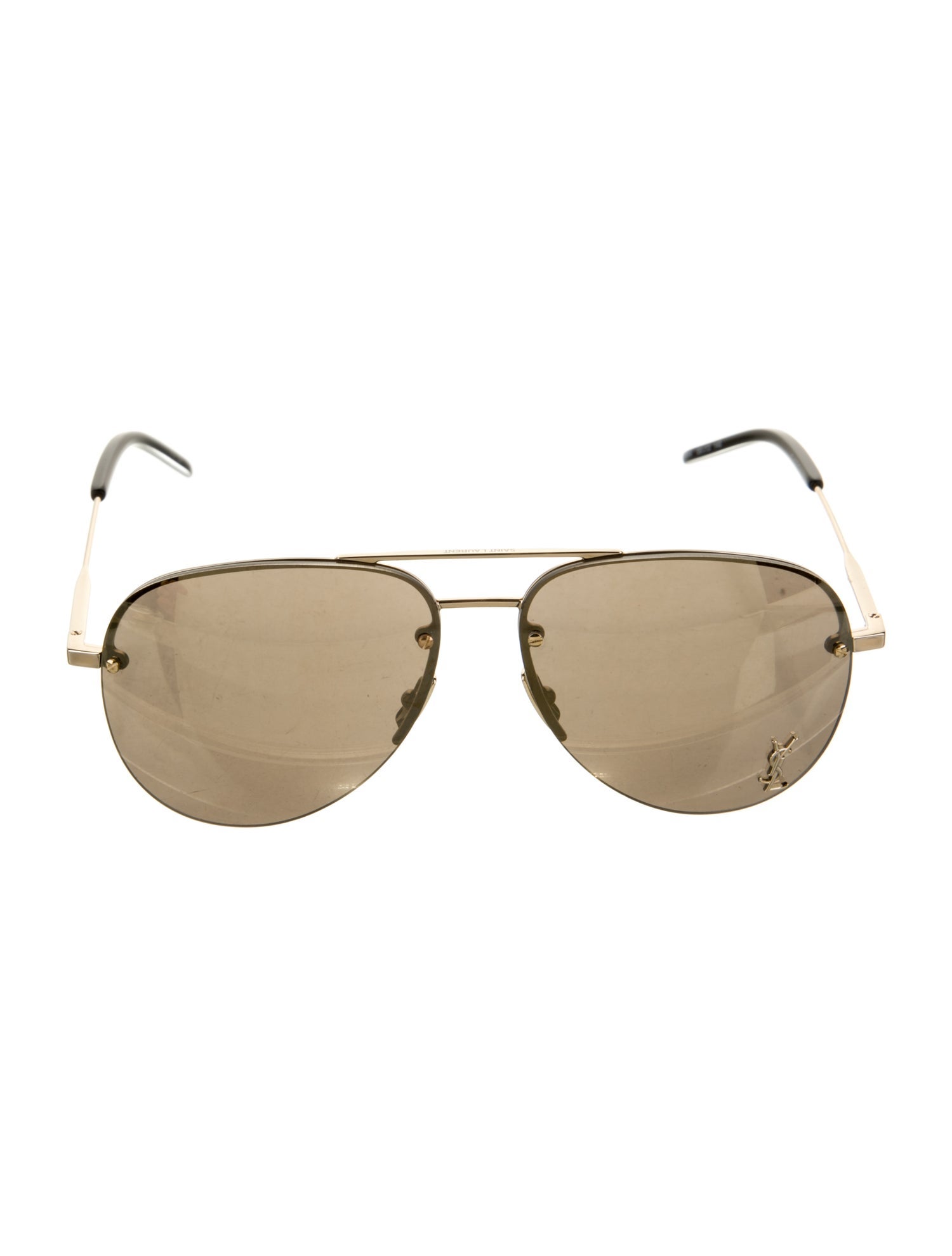 Saint Laurent Aviator Mirrored Sunglasses