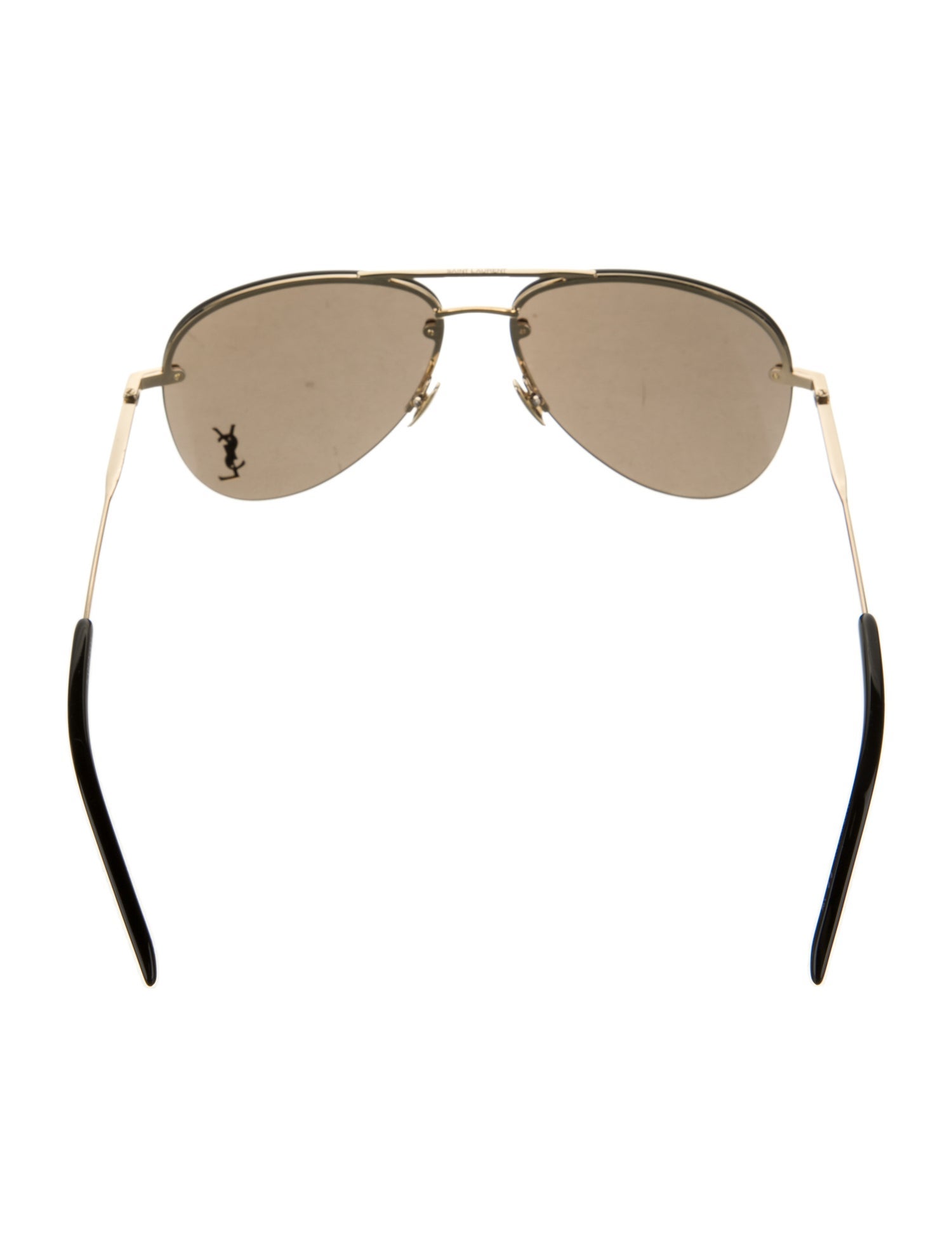 Saint Laurent Aviator Mirrored Sunglasses