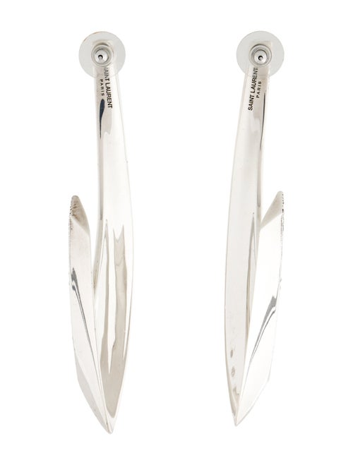 Saint Laurent Crystal Drop Earrings