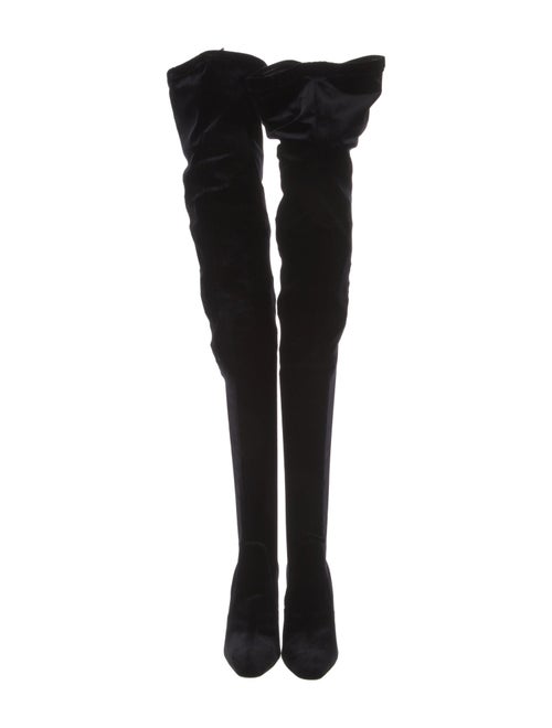 Saint Laurent Suede Sock Boots