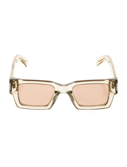 Saint Laurent Square Mirrored Sunglasses