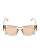 Saint Laurent Square Mirrored Sunglasses