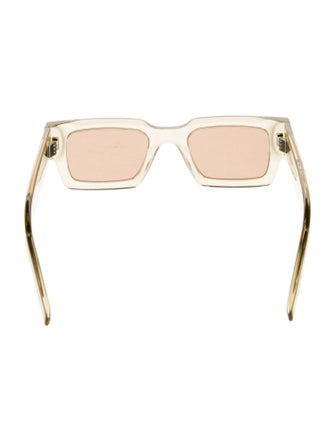 Saint Laurent Square Mirrored Sunglasses