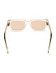 Saint Laurent Square Mirrored Sunglasses
