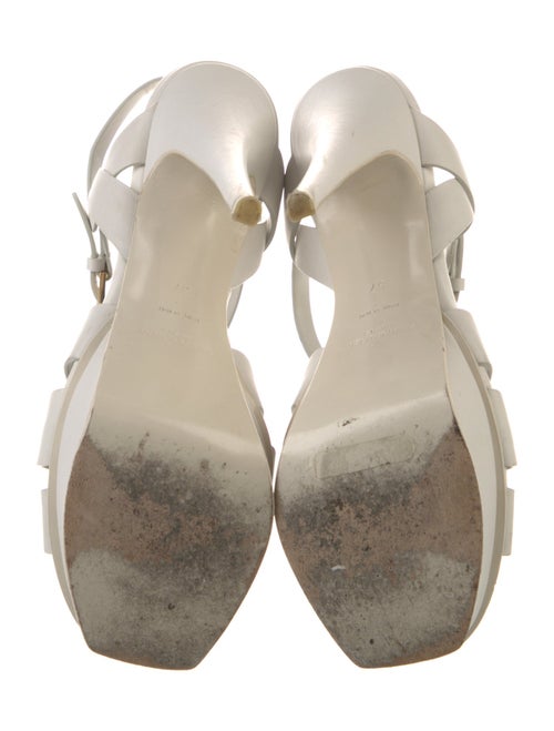 Saint Laurent Leather T-Strap Sandals