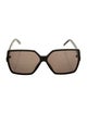 Saint Laurent Square Tinted Sunglasses