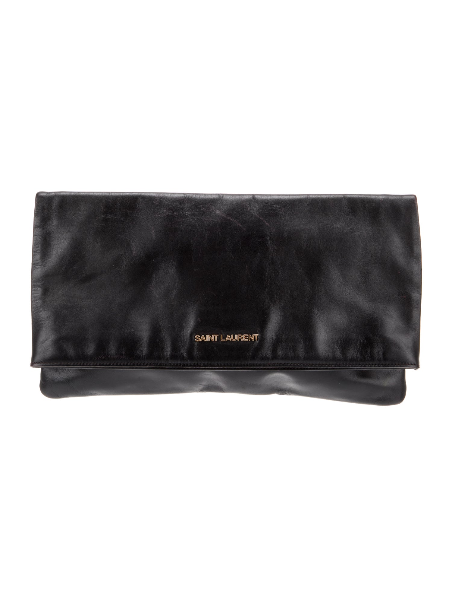 Saint Laurent Leather Clutch