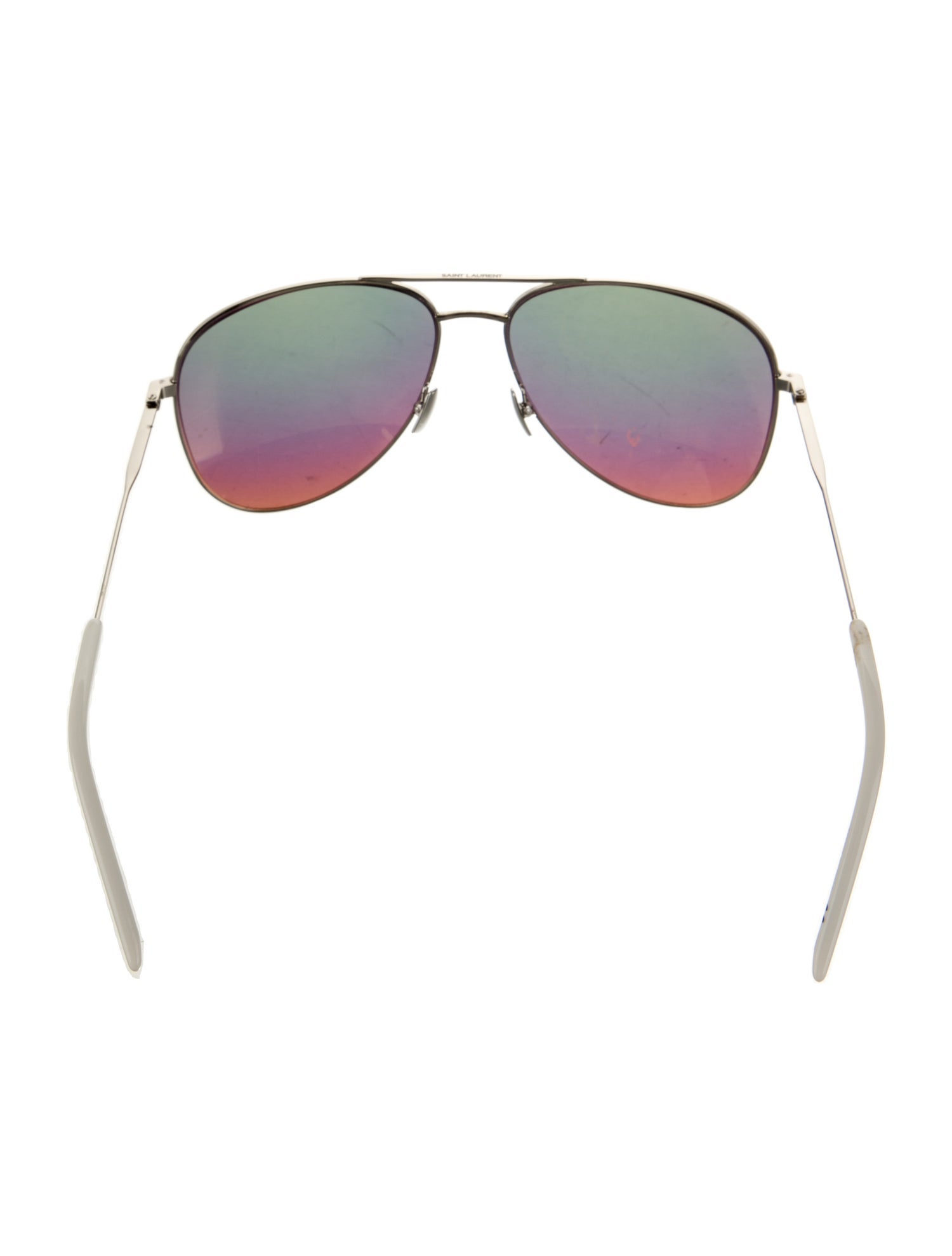 Saint Laurent Aviator Mirrored Sunglasses