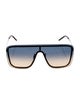 Saint Laurent Shield Gradient Sunglasses