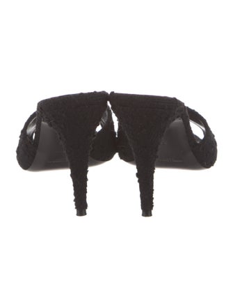 Saint Laurent Tweed Slides