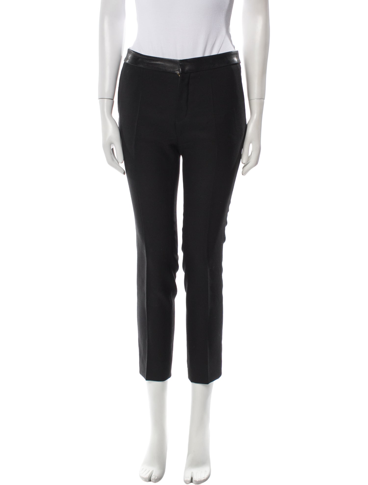 Saint Laurent Virgin Wool Skinny Leg Pants