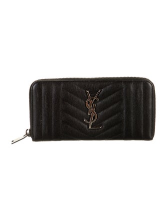 Saint Laurent Leather Continental Wallet