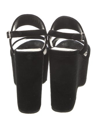 Saint Laurent Velvet Slingback Pumps