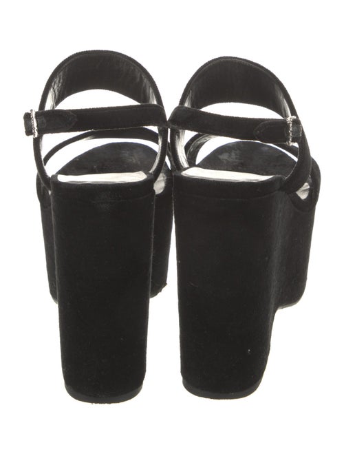 Saint Laurent Velvet Slingback Pumps