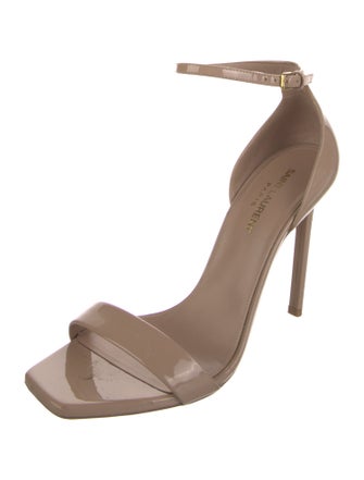 Saint Laurent Patent Leather Sandals