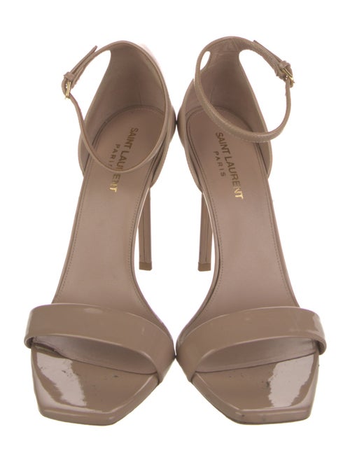 Saint Laurent Patent Leather Sandals