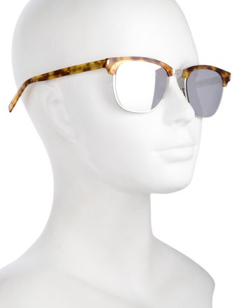 Saint Laurent Wayfarer Mirrored Sunglasses