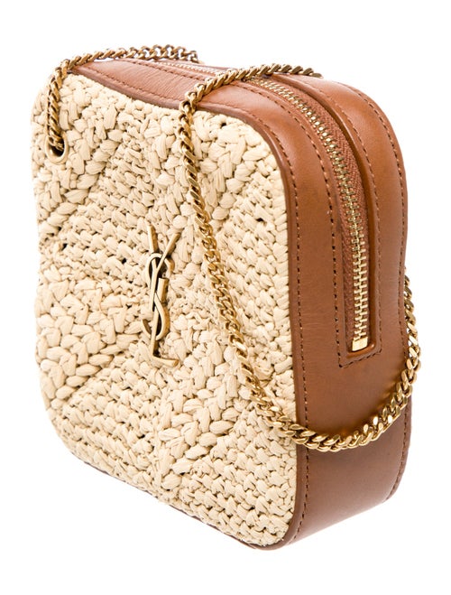 Saint Laurent Raffia Crossbody Bag