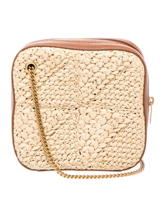 Saint Laurent Raffia Crossbody Bag