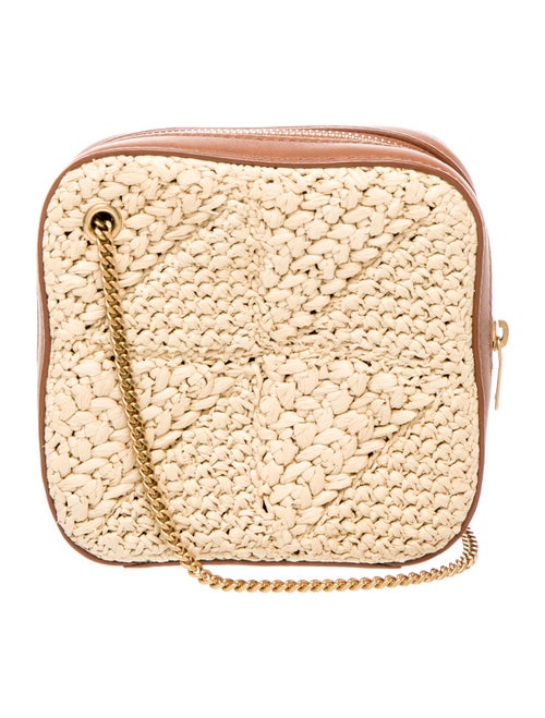 Saint Laurent Raffia Crossbody Bag