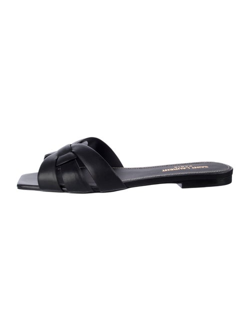 Saint Laurent Leather Slides