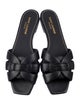 Saint Laurent Leather Slides