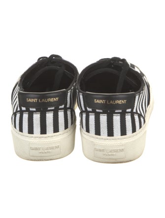 Saint Laurent Canvas Printed Sneakers