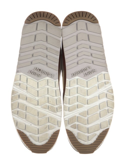 Saint Laurent Leather Printed Sneakers