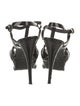 Saint Laurent Patent Leather T-Strap Sandals