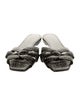 Saint Laurent Crocodile Animal Print Slides