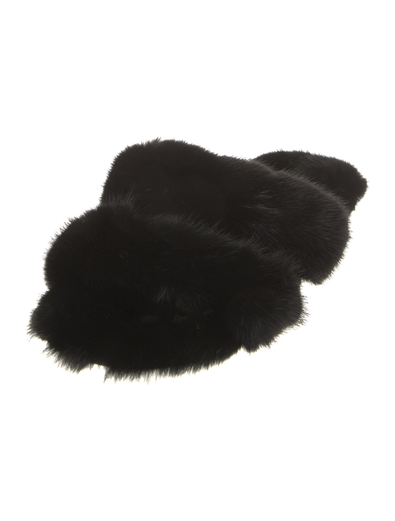 Saint Laurent Fur Slides