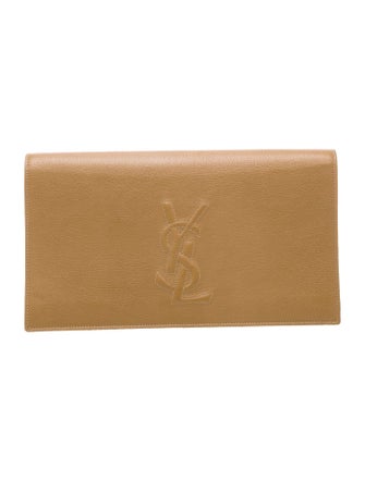 Yves Saint Laurent Leather Clutch