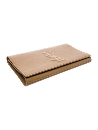 Yves Saint Laurent Leather Clutch