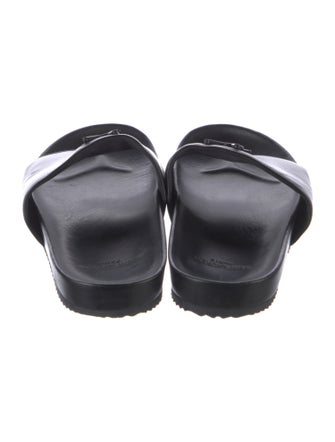 Saint Laurent Leather Slides