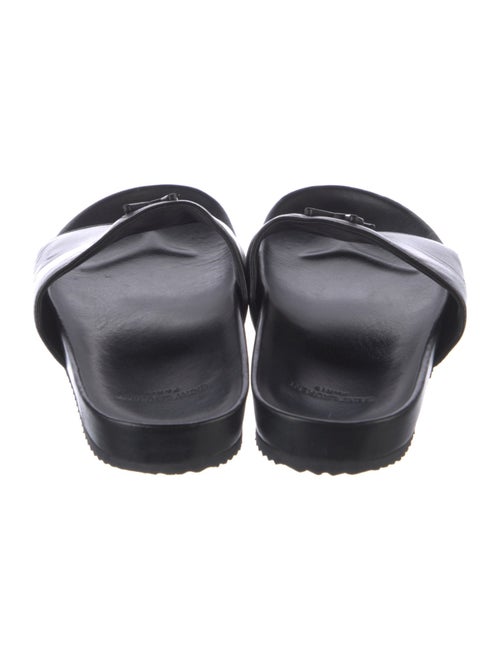 Saint Laurent Leather Slides