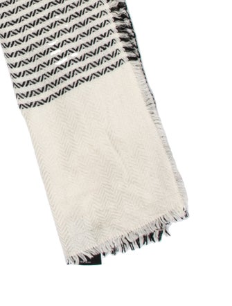 Saint Laurent Cashmere Striped Scarf