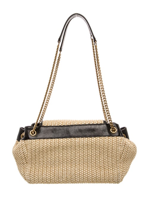 Saint Laurent Raffia Raffia Nolita Chain Bag Small