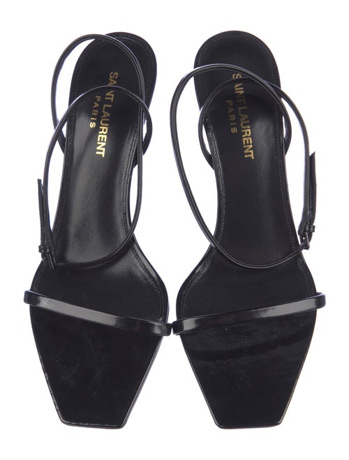 Saint Laurent Patent Leather Sandals