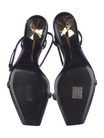 Saint Laurent Patent Leather Sandals