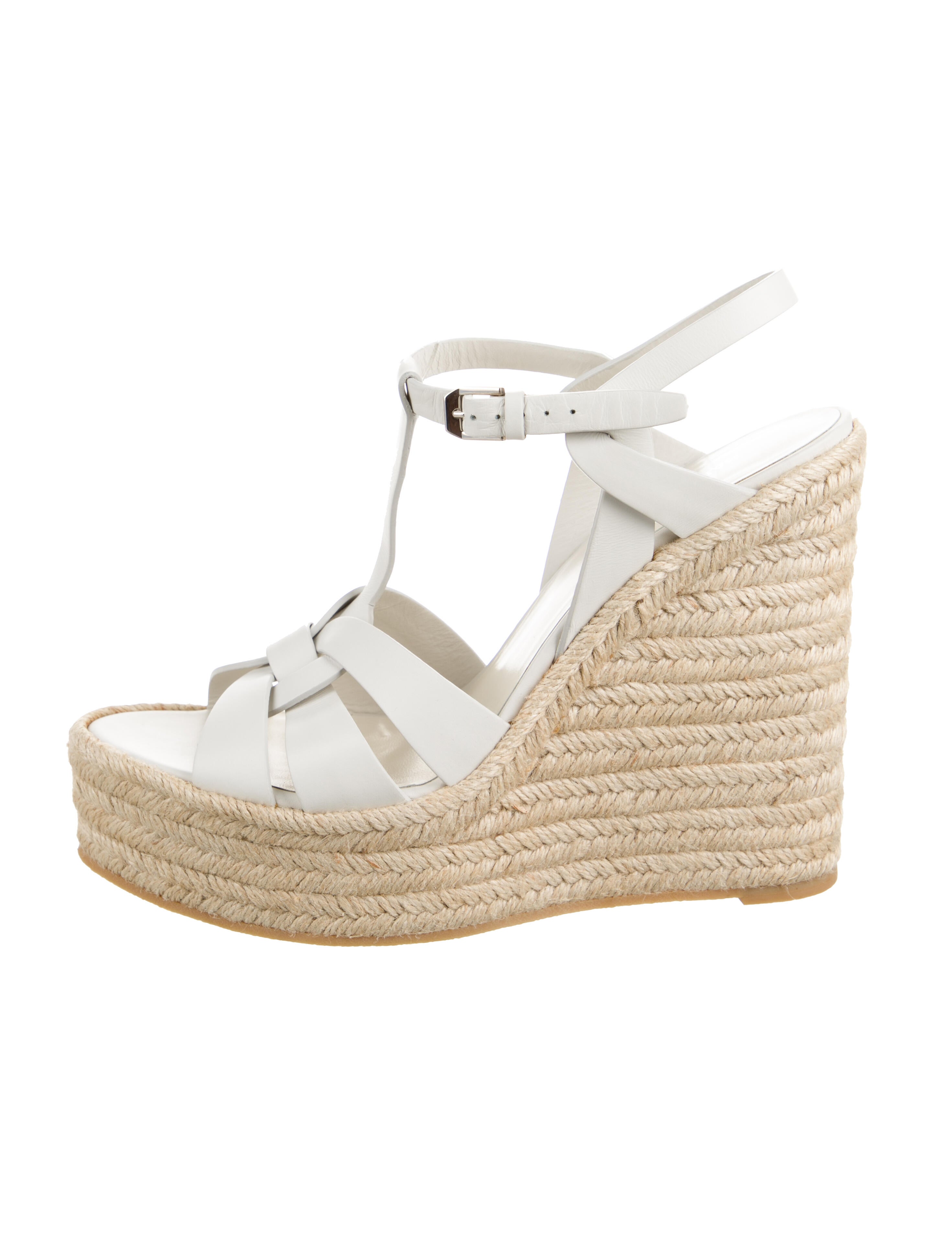 Saint Laurent Leather Espadrilles