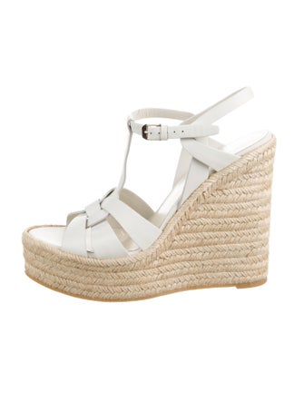 Saint Laurent Leather Espadrilles