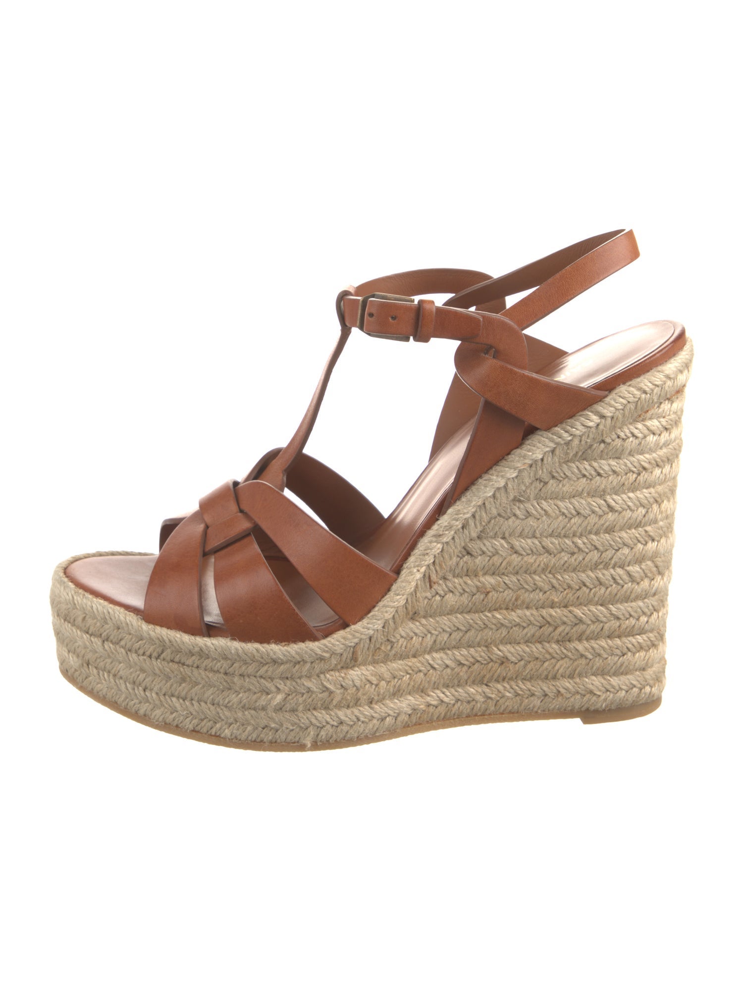 Saint Laurent Leather Espadrilles