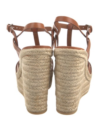 Saint Laurent Leather Espadrilles