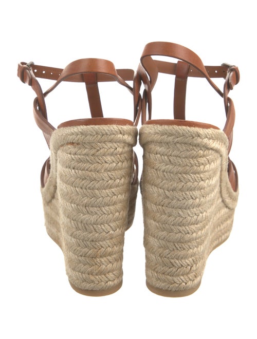 Saint Laurent Leather Espadrilles